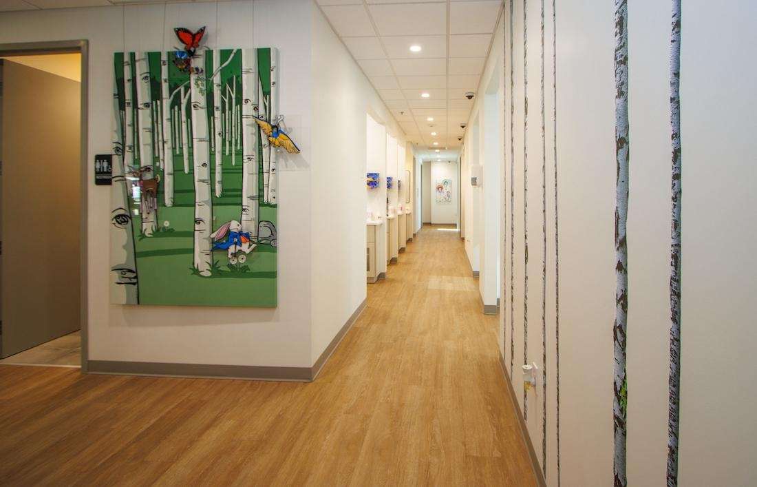 Hallway Hallway of pediatric dental office