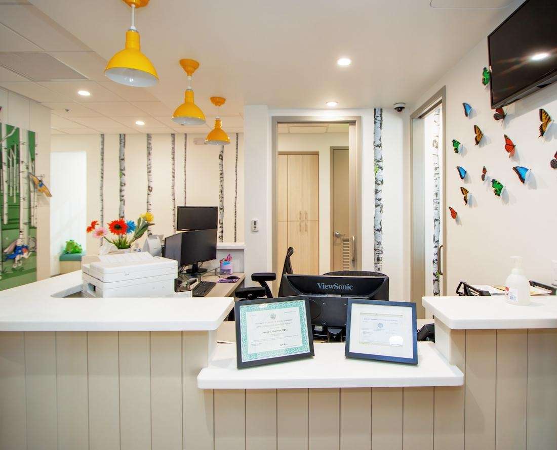 Reception Reception Desk at Tatum Pediatric Dentistry